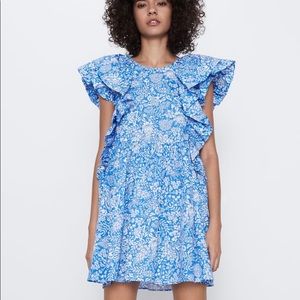 Zara Ruffle Dress - NWT